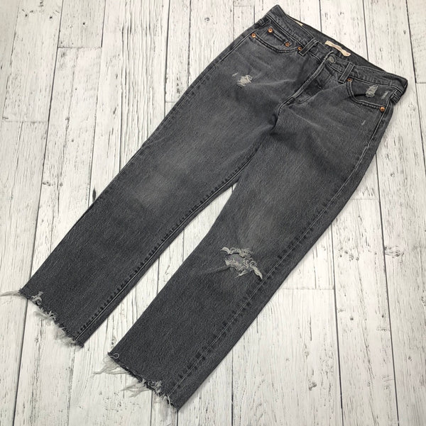 Levi’s black distressed jeans - Hers XS/26