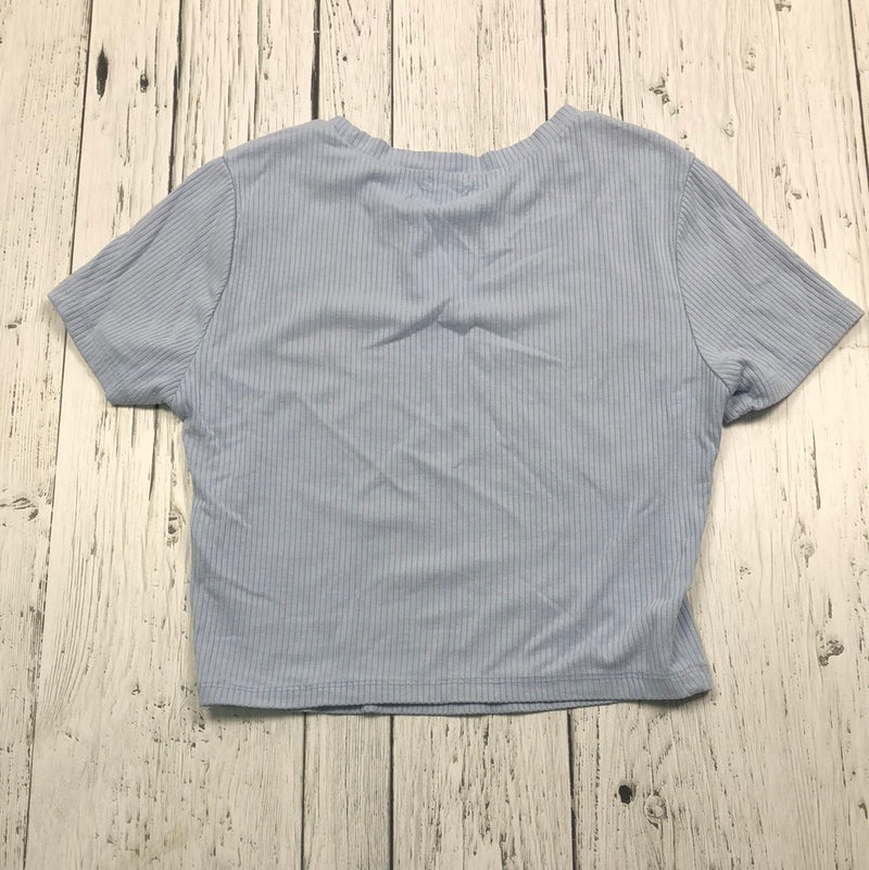 Garage blue cropped t-shirt - Hers XS