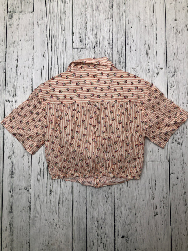 Zara orange floral shirt - Girls 12