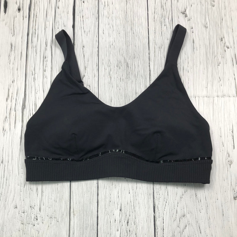 lululemon black sports bra - Hers M/8