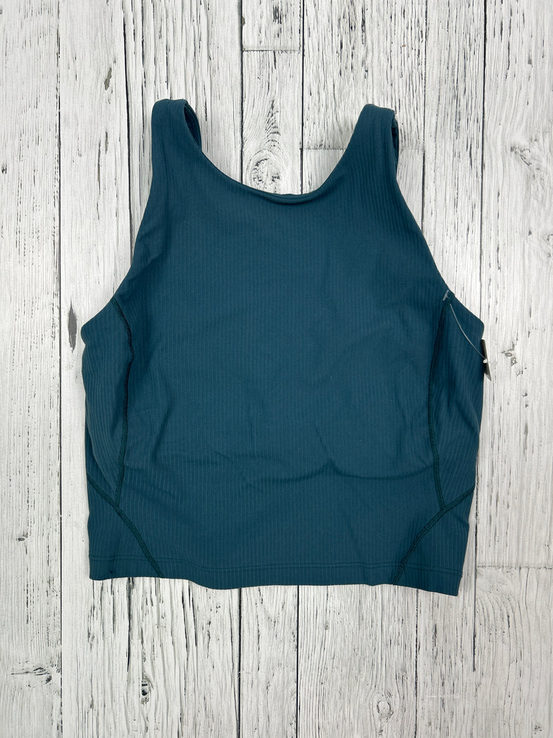 Lululemon blue ribbed high neck align tank top - Hers 6