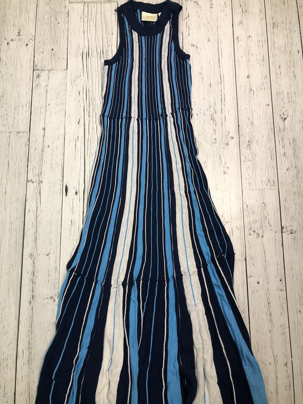 Maeve blue striped dress - Hers XS
