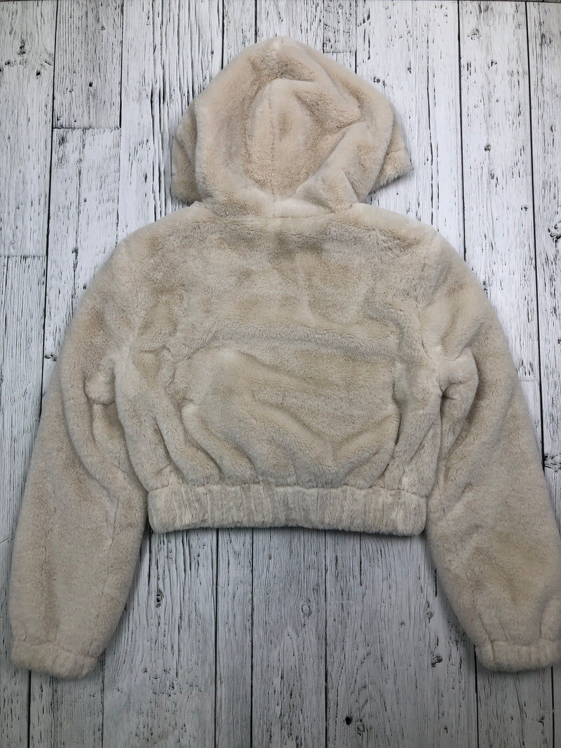 Garage white fluffy sweater - Hers XS