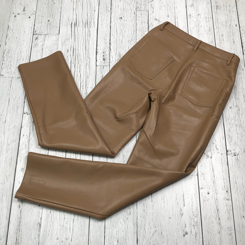 Wilfred Aritzia brown leather pants - Hers S/4