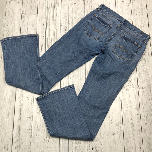 For all 7 mankind bootcut blue jeans - Hers S/27