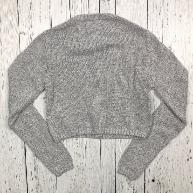 Garage grey cropped sweater - Hers XS