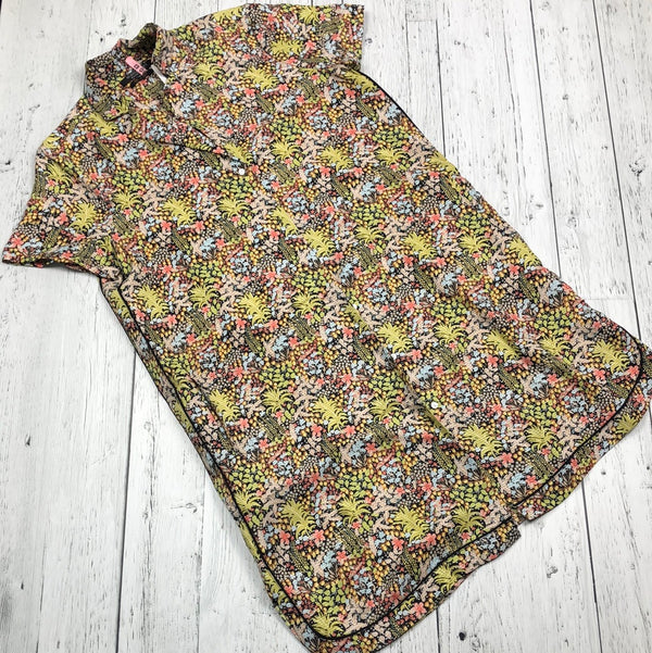 Scotch & Soda green pink floral dress - Hers M