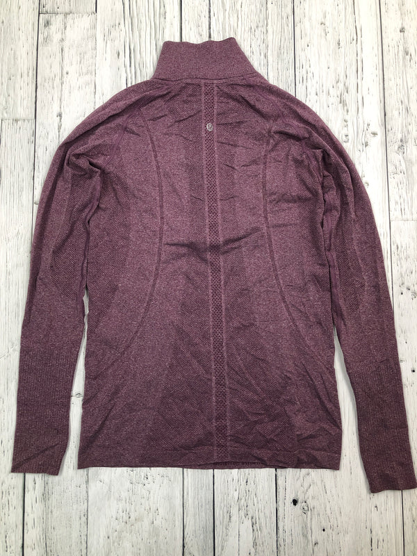 lululemon purple half zip shirt - Hers M/10