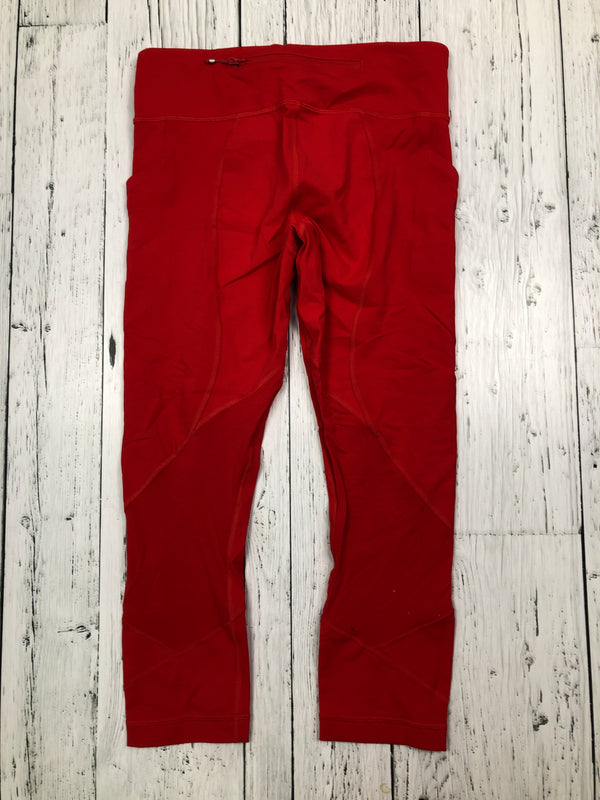 lululemon red capris - Hers S/6