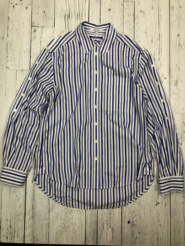 Derek Lam blue white striped shirt - Hers M/8