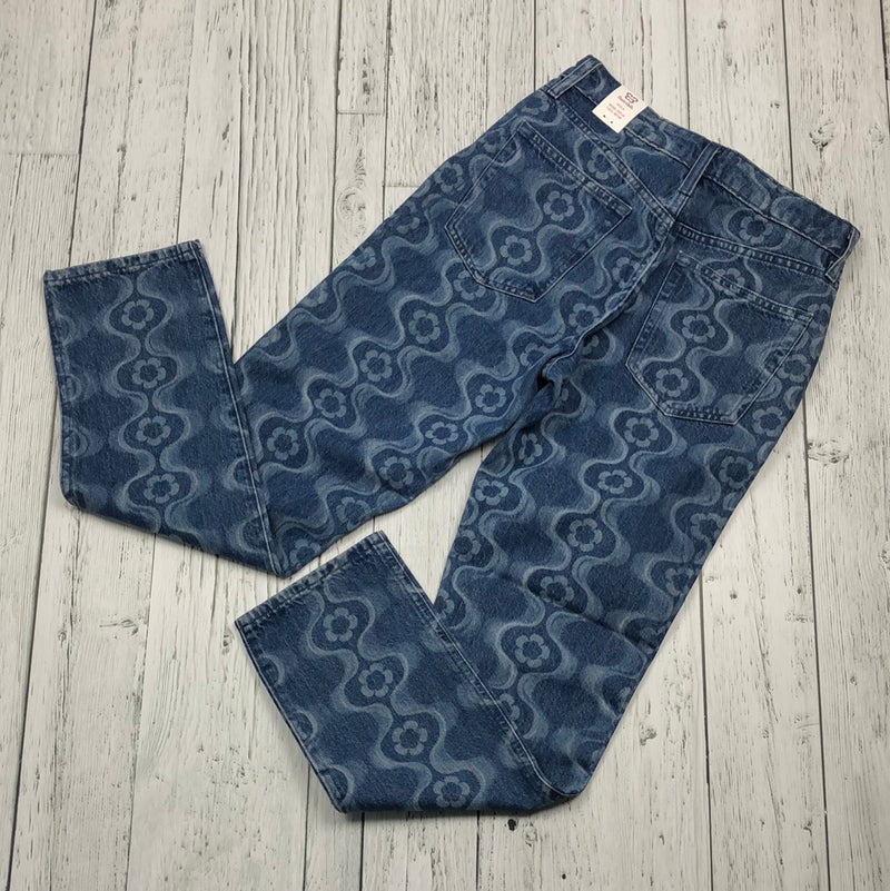 Sun•deh blue patterned jeans - Hers XS/0