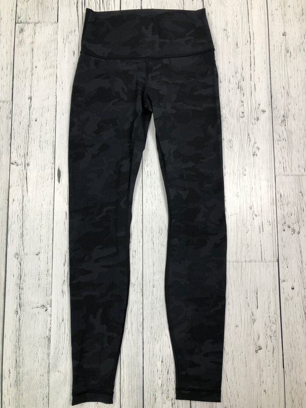 lululemon black camo leggings - Hers S/6