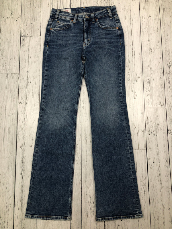 Gap 90s loose flare mid rise blue jeans - Hers XS/00