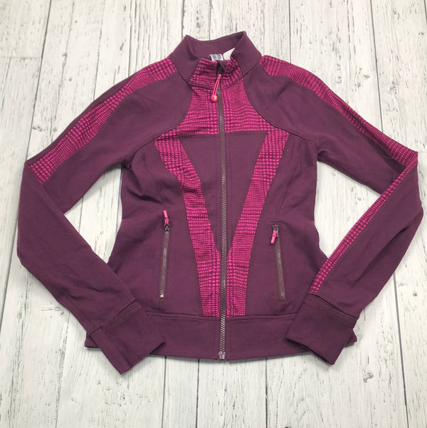 ivivva purple pink patterned sweater - Girls 12