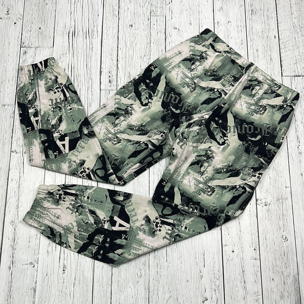 Streetwear Society green patterned pants - Hers M