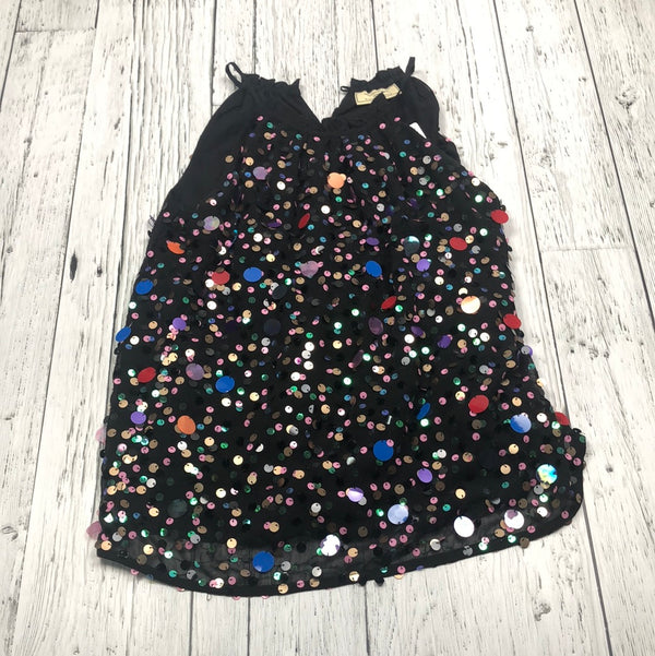 Anthropologie black and multicolour top - Hers XS