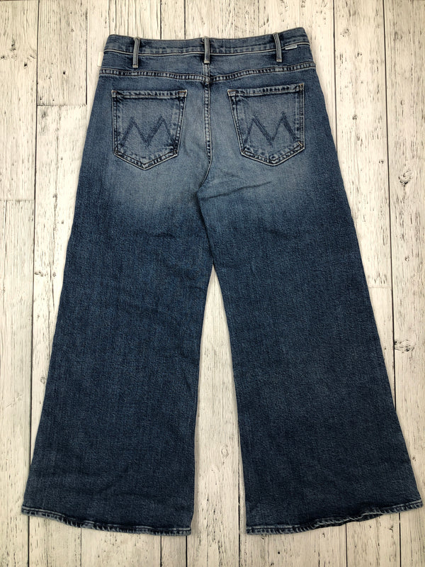 Mother blue flared wide leg jeans - Hers M/30