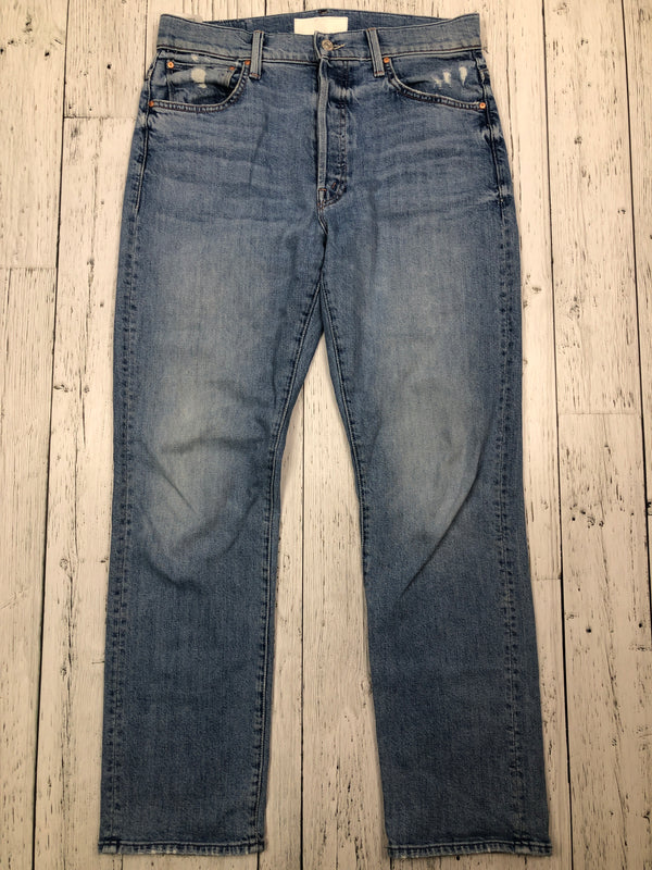 Mother superior high waisted hiker hover blue jeans - Hers M/29