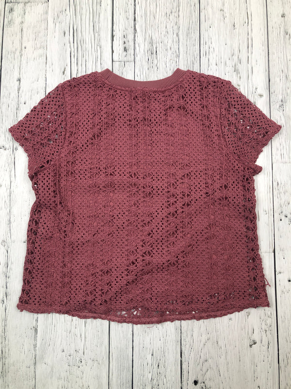 Cable&gauge dusty pink patterned t-shirt - Hers M