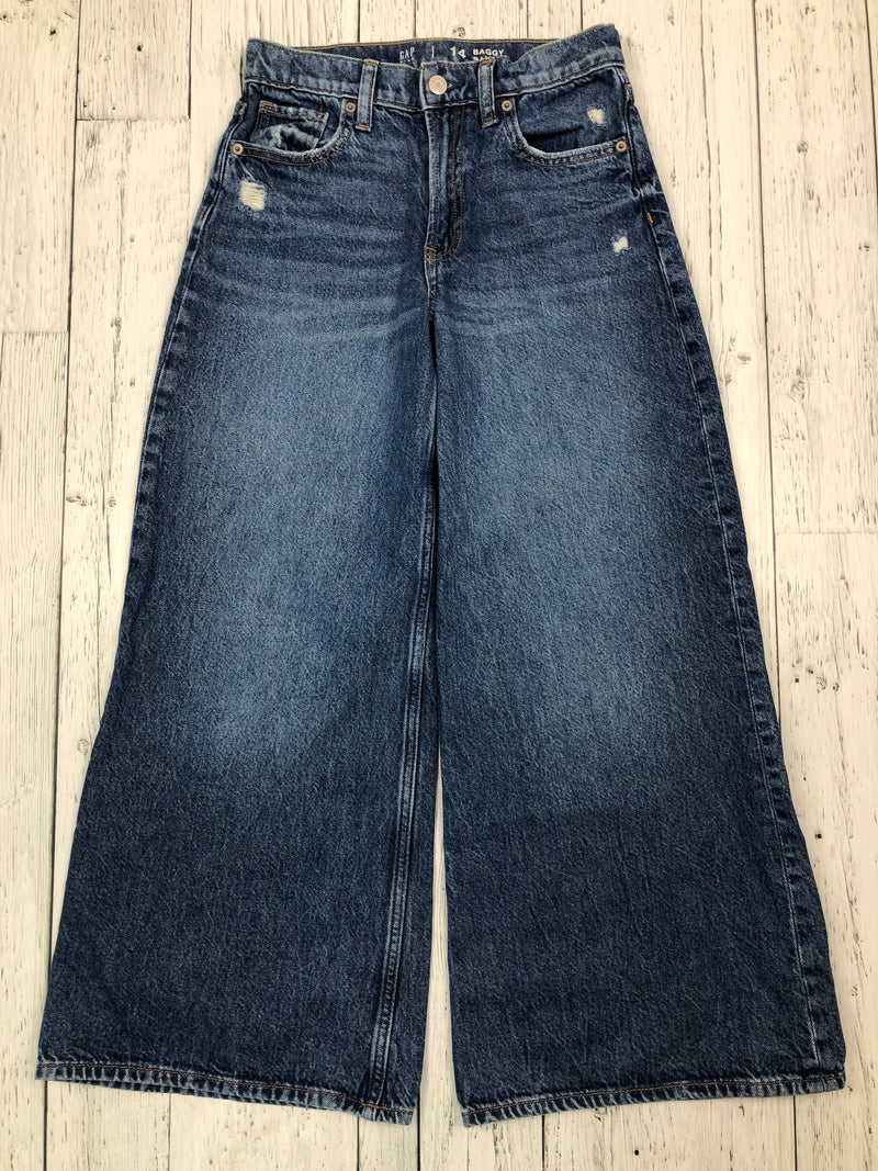 Gap blue baggy ballon jeans - Girls 14