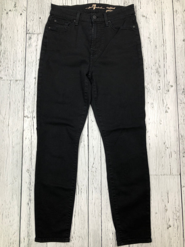 For all 7 mankind black jeans - XS/26