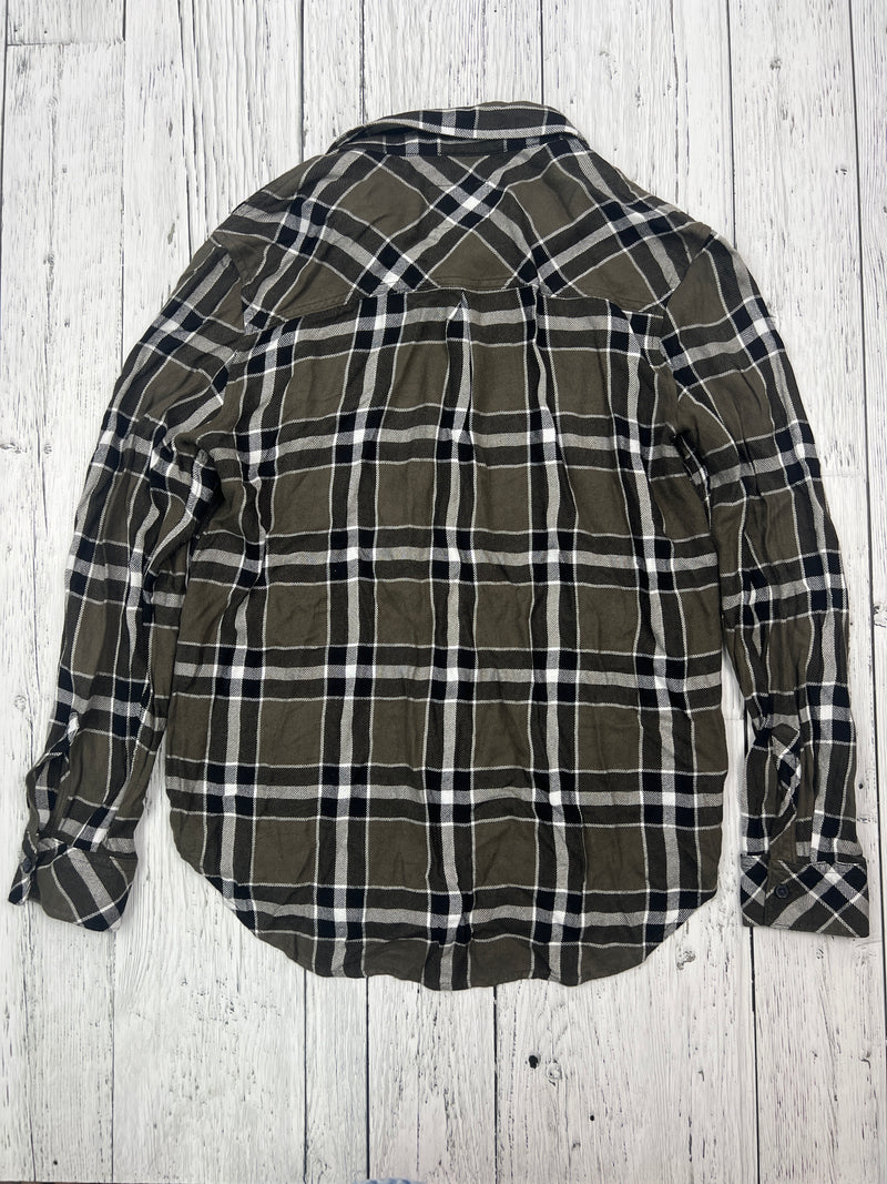 Rails green black plaid shirt - Hers M