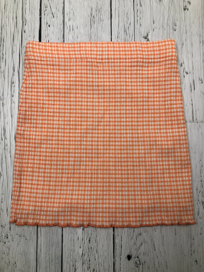 Wilfred Aritzia orange white patterned skirt - Hers XS