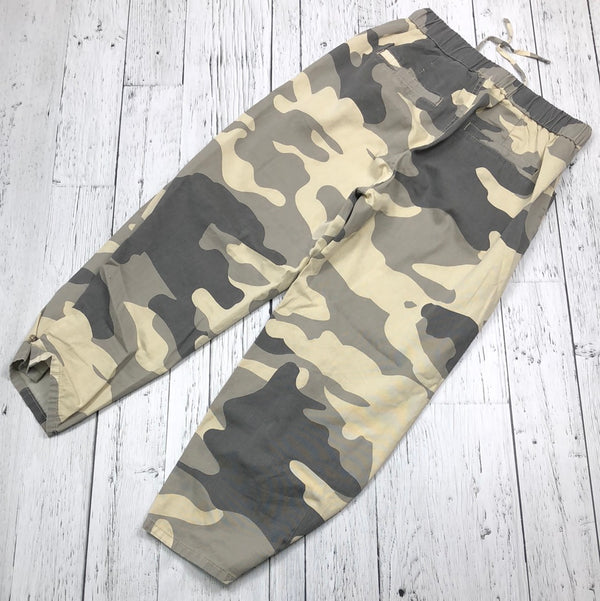 Culture beige grey patterned joggers - Hers M