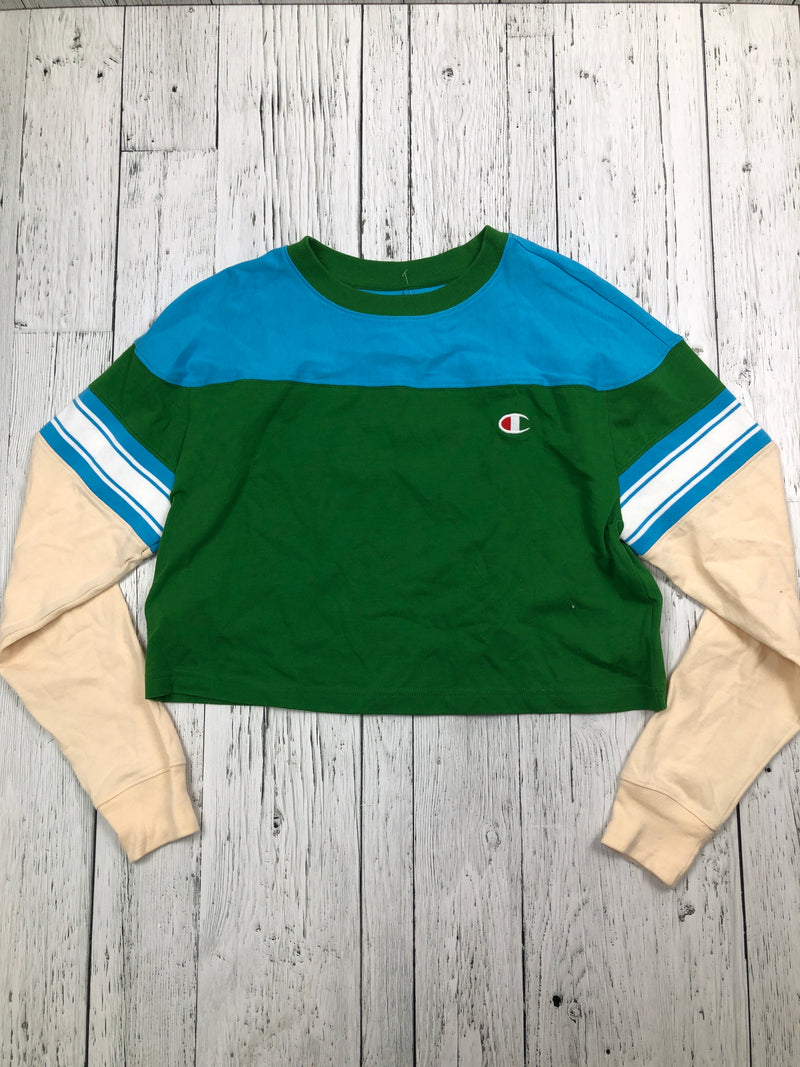 Champion green blue shirt - Hers S