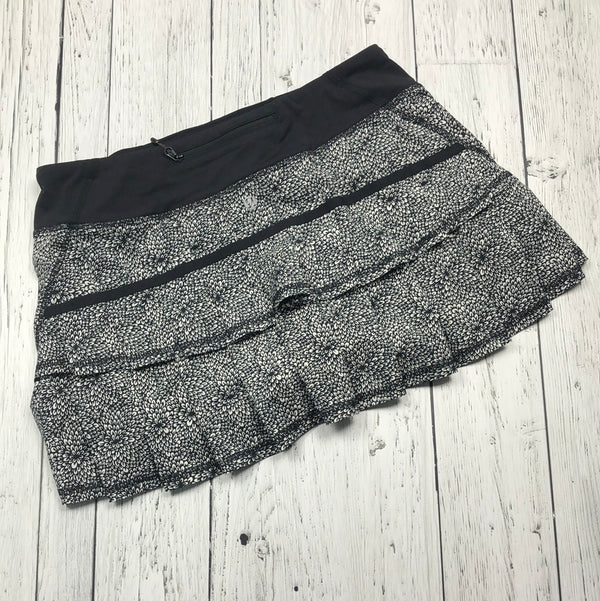 lululemon black white patterned skirt - Hers S/6