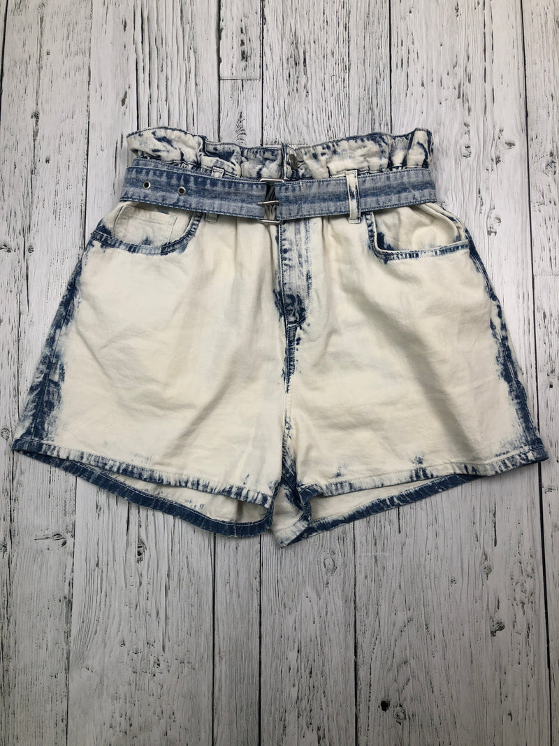 Allsaints blue white denim shorts - Hers L/31