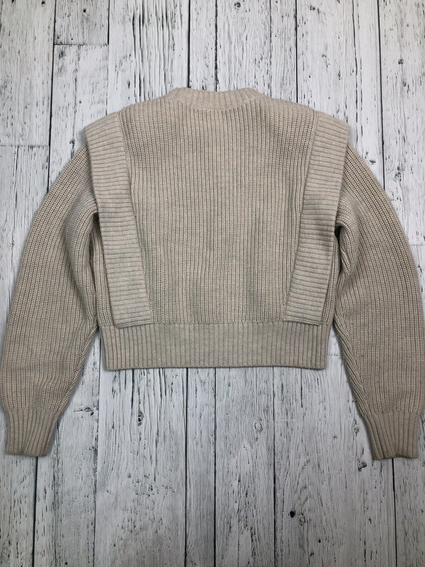 Babaton Aritzia beige knitted sweater - Hers XS