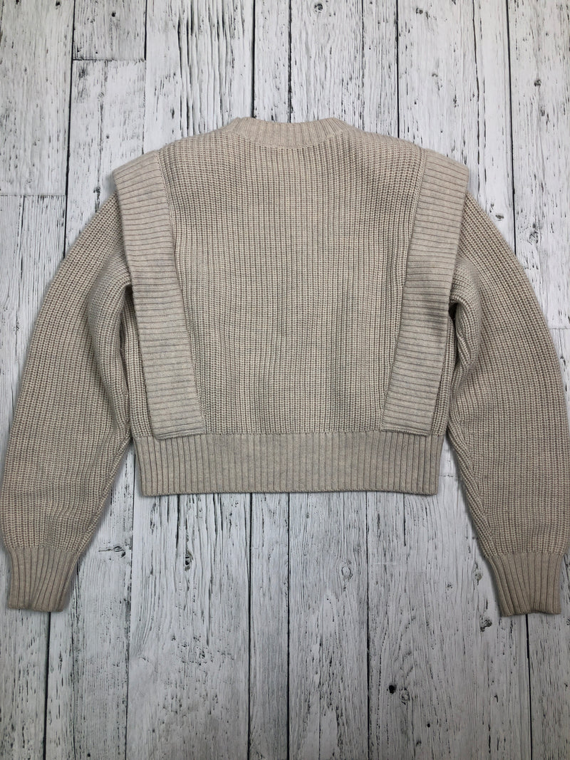 Babaton Aritzia beige knitted sweater - Hers XS