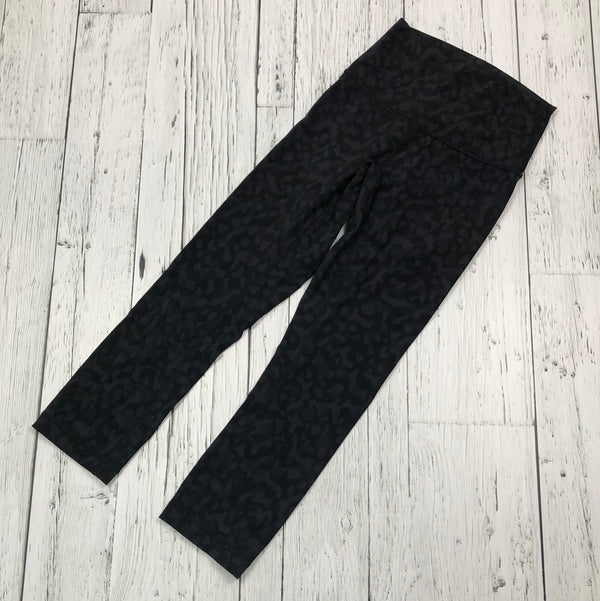 lululemon black patterned leggings - Hers XS/2