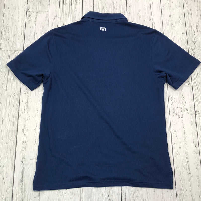 TravisMathew blue golf shirt - His M