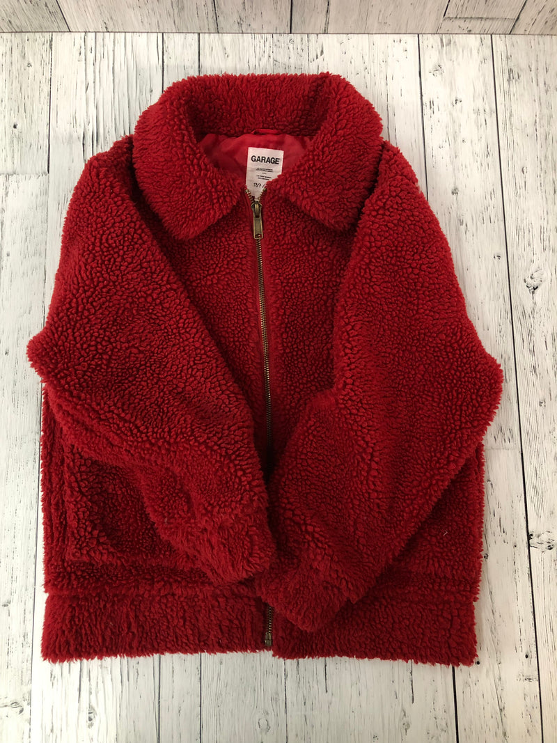 Garage red sherpa jacket - Hers XS/S