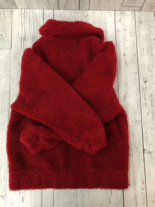 Garage red sherpa jacket - Hers XS/S