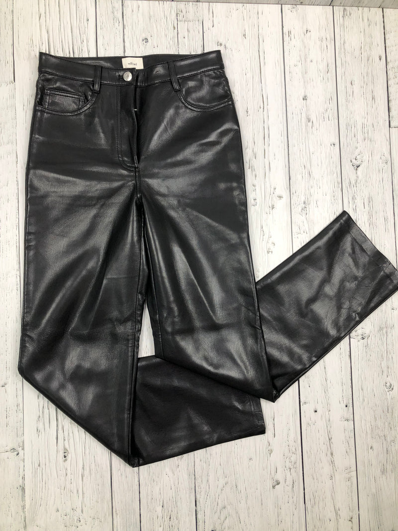 Wilfred black leather pants - Hers XS/2