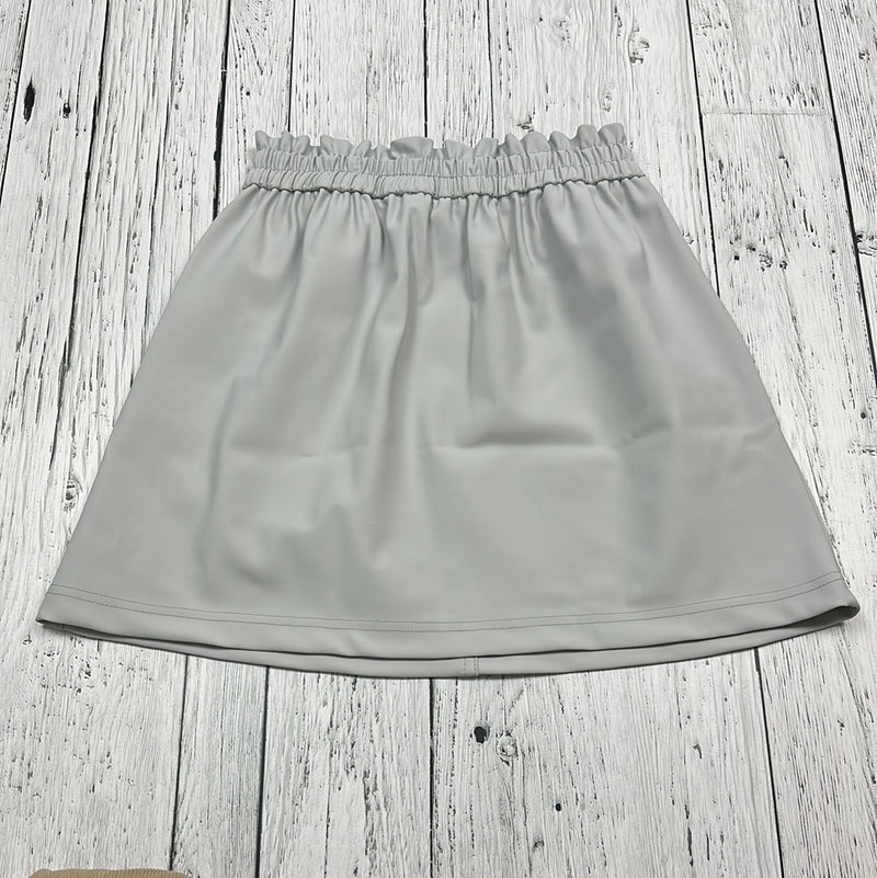 Zara Grey Nylon Cinched Skirt - Girls 11/12