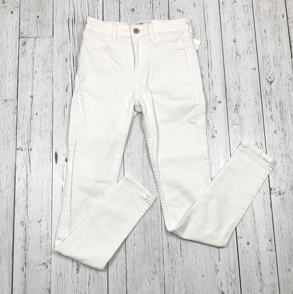 Hollister White Skinny Hi Rise Jeans - Hers 24
