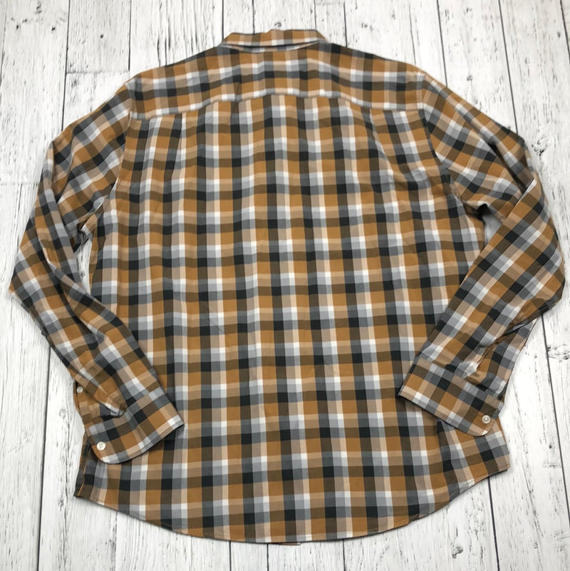 American Eagle Plaid Button Up - His XL