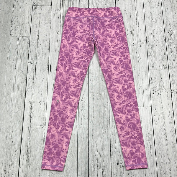 ivivva Pink Pattern Leggings - Girls 10
