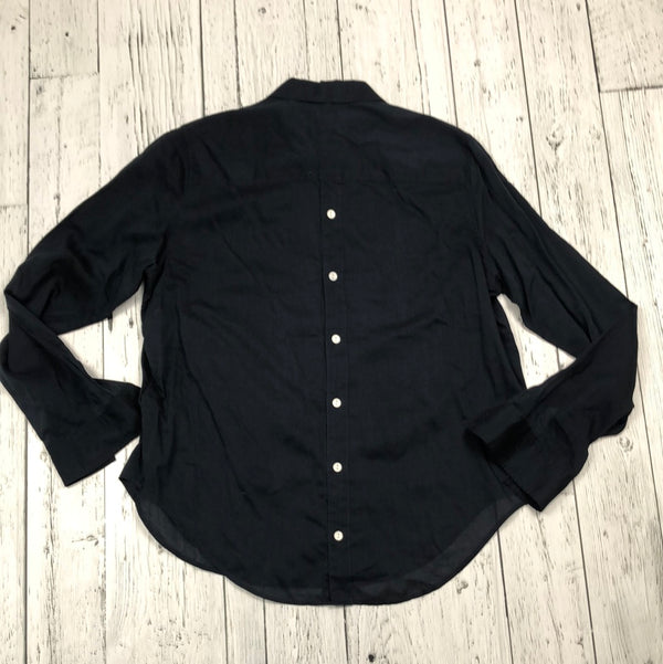 Rag & bone / JEAN navy long sleeve blouse - Hers M