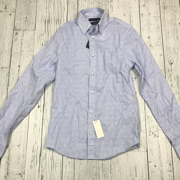 Tommy Hilfiger Blue White Leaves Longsleeves - His XS
