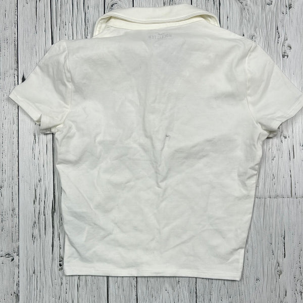 Hollister white t shirt - Hers S