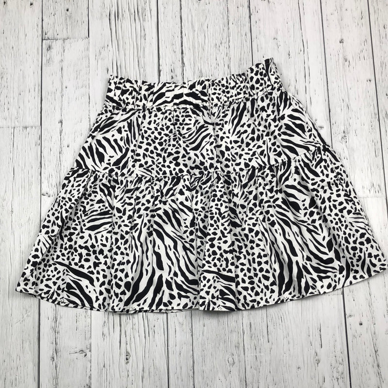H&M Zebra Print Shirt and Skirt Set - Hers M