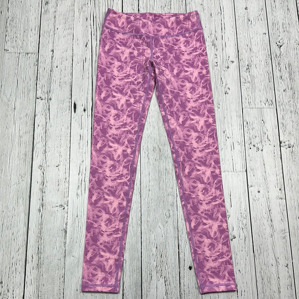 ivivva Pink Pattern Leggings - Girls 10