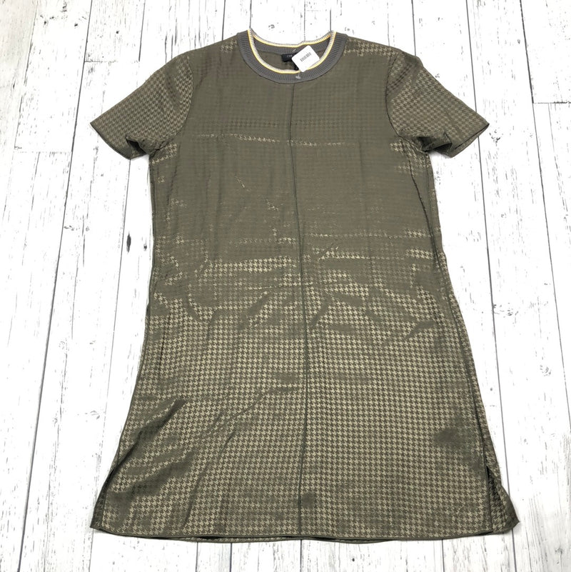 Rag & Bone army green houndstooth pattern dress - Hers M