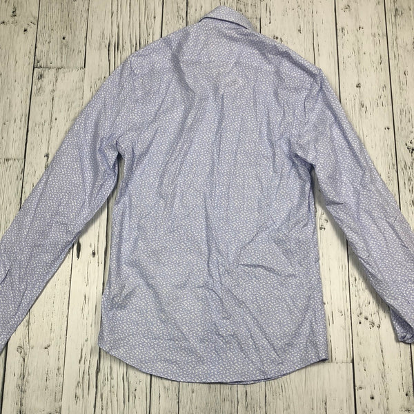 Tommy Hilfiger Blue White Leaves Longsleeves - His XS