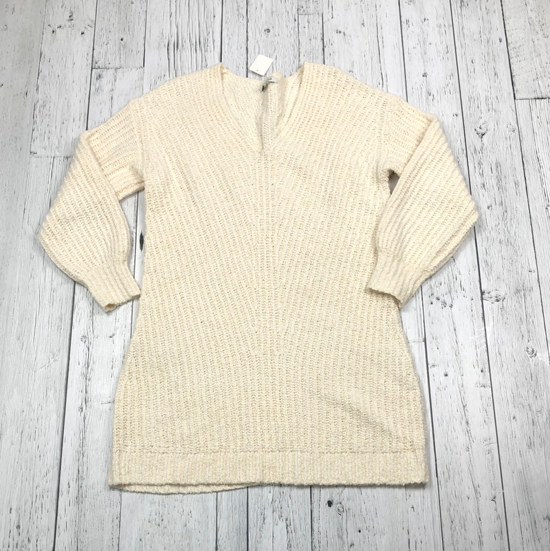 American Eagle cream knit long sleeve  dress - Hers S